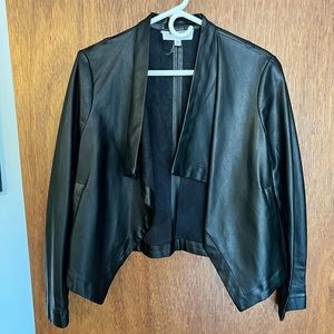 Faux leather jacket